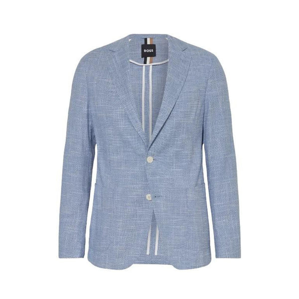 Boss Giacca da uomo Giacca Uomo monopetto con tasche Celeste P24-BOSS50514665-423-50 - Francavilla Moda